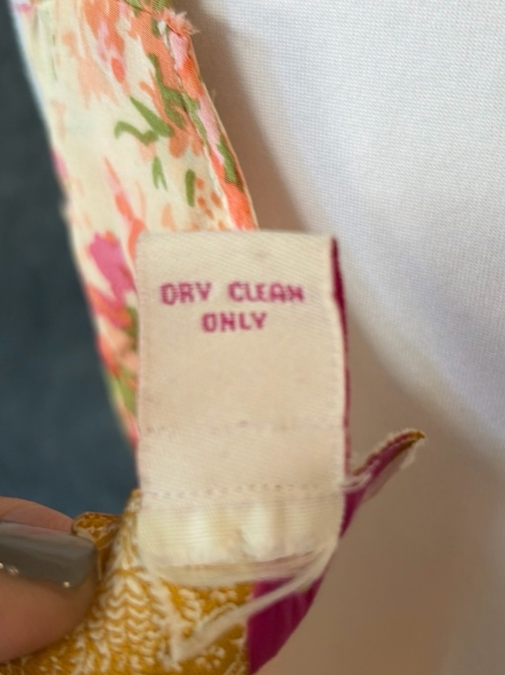 Plenty by Tracy Reese Peach, Pink & Green Floral Wrap Midi Dress - Picture 10 of 14